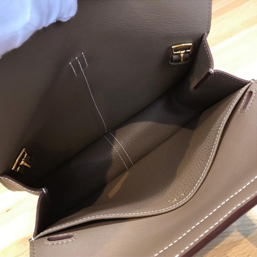 アルザン25 エトゥープ　美品　エルメスhermes HERMES（エルメス） 【新品未使用】エルメス アルザン25 トリヨン