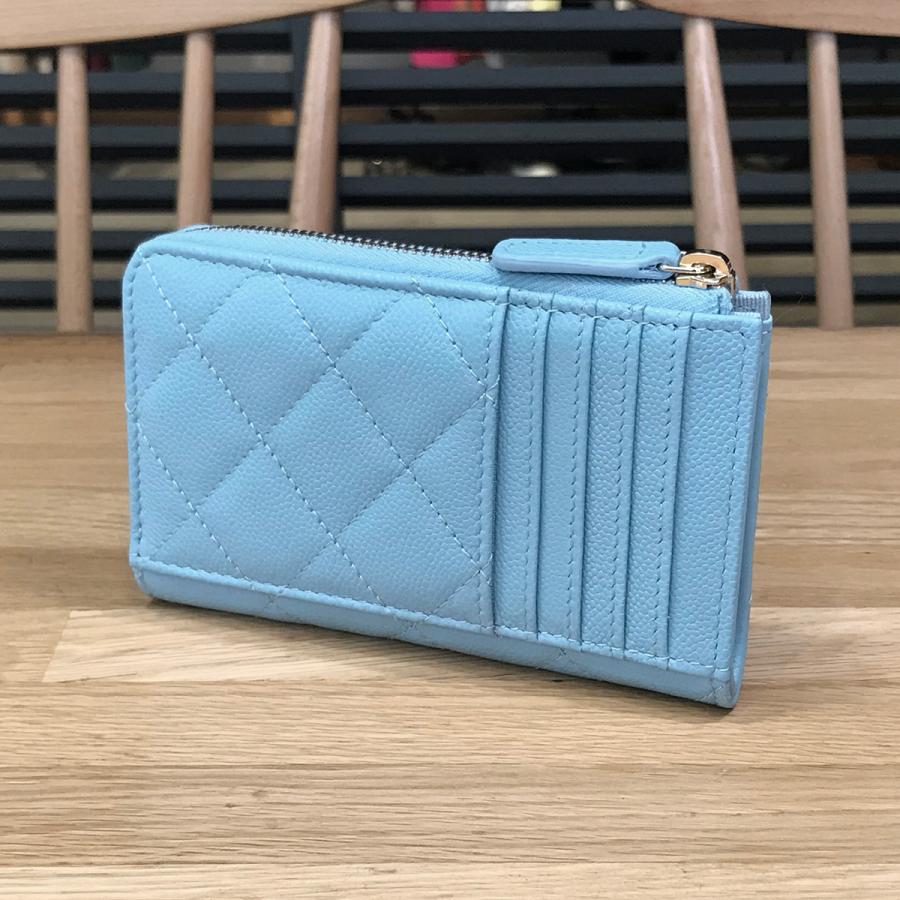 CHANEL 【新品未使用】シャネル コインカードケース ソフトグレ CHANEL 【新品未使用】シャネル コインカードケース ソフトグレ