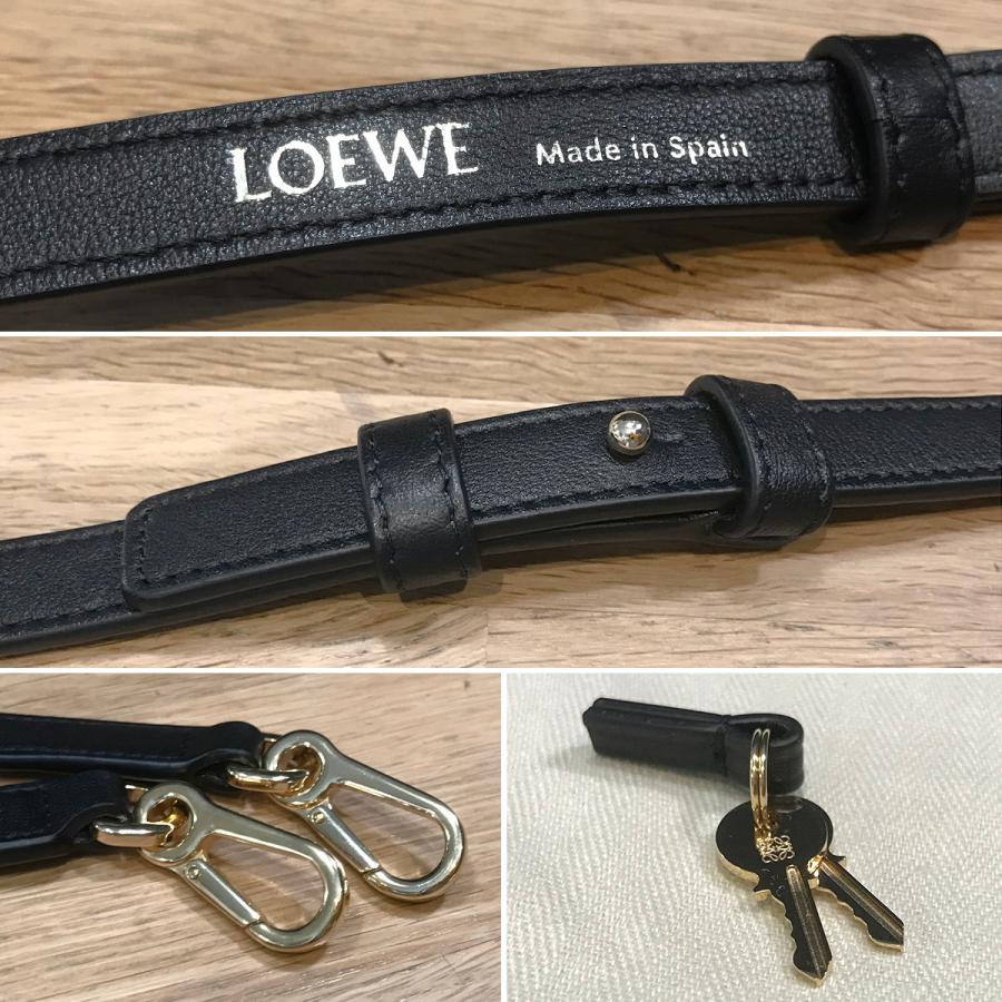 LOEWE 【新品同様】ロエベ アマソナ23 カーフ ブラック ゴールド LOEWE 【新品同様】ロエベ アマソナ23 カーフ ブラック ゴールド