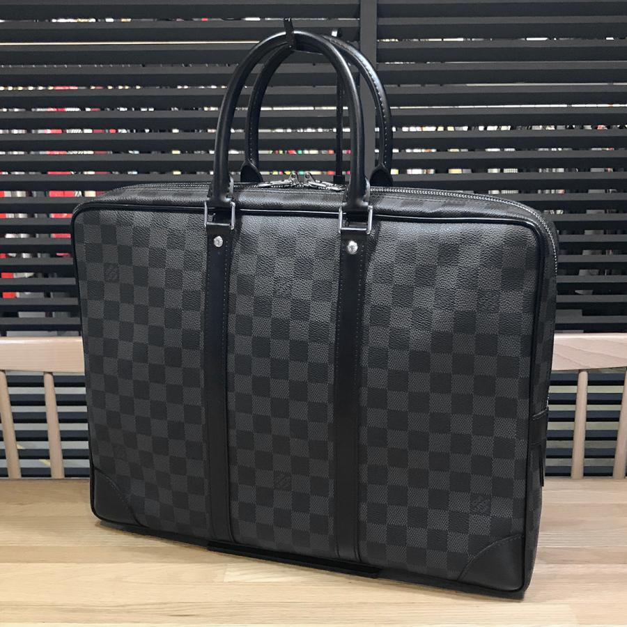 LOUIS VUITTON 【超美品】ルイヴィトン ダミエグラフィット ポルト 