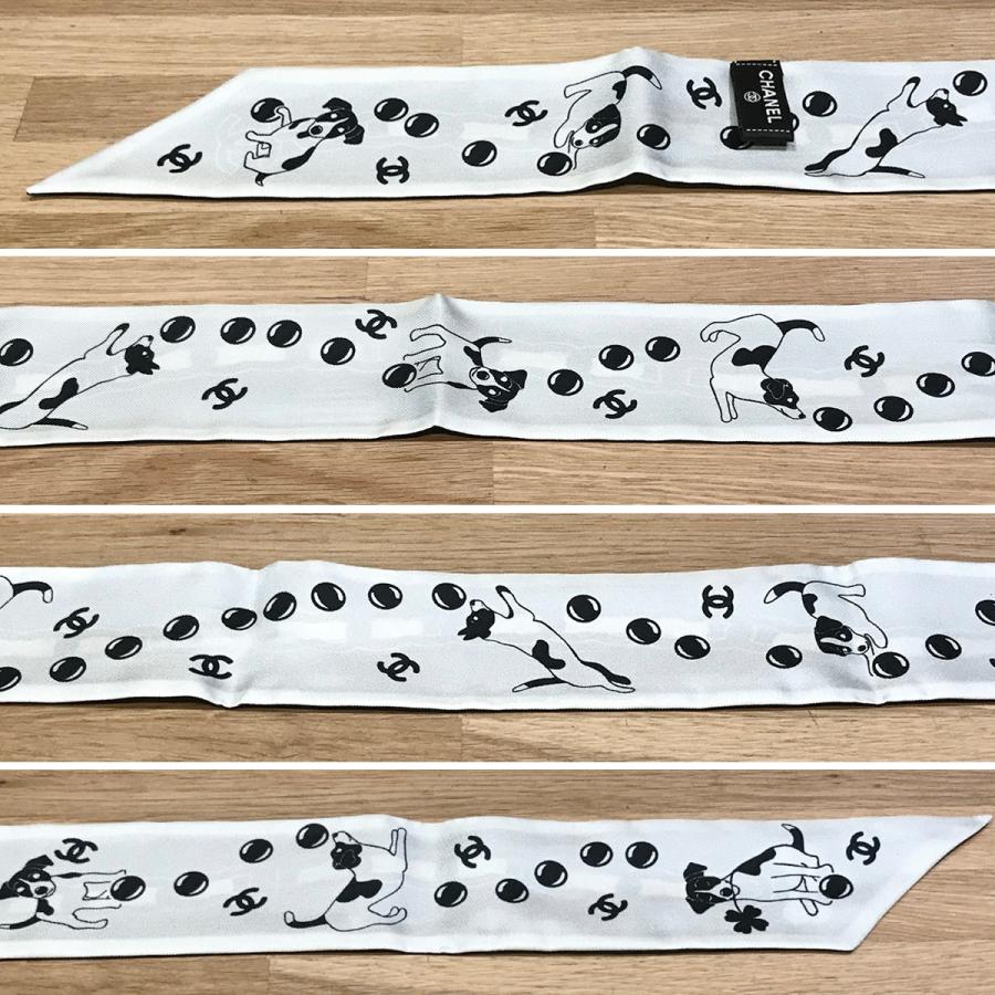 CHANEL 【新品未使用】シャネル ドッグ ツイル ヘアバンド