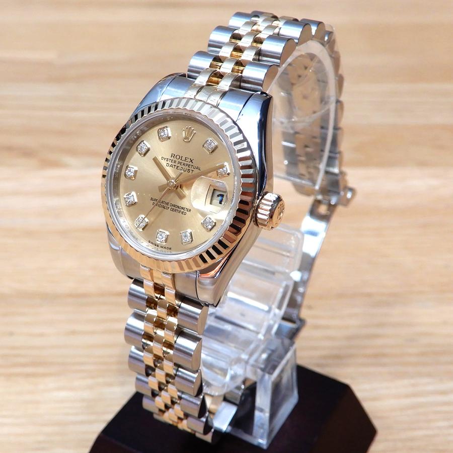 ROLEX 【新品同様】ロレックス デイトジャスト 26 10Pダイヤ ROLEX 【新品同様】ロレックス デイトジャスト 26 10Pダイヤ