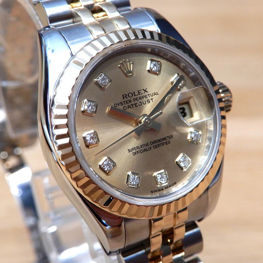 ROLEX 【新品同様】ロレックス デイトジャスト 26 10Pダイヤ ROLEX 【新品同様】ロレックス デイトジャスト 26 10Pダイヤ