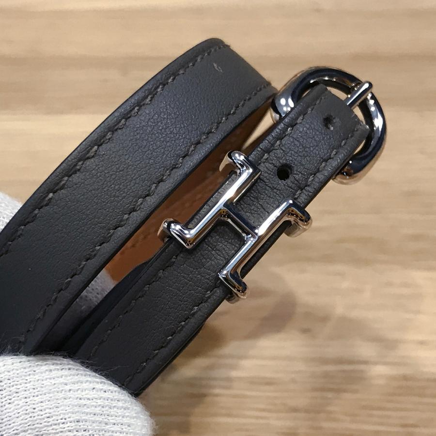 HERMES 【新品未使用】エルメス トレンチ レザーブレスレット HERMES 【新品未使用】エルメス トレンチ レザーブレスレット