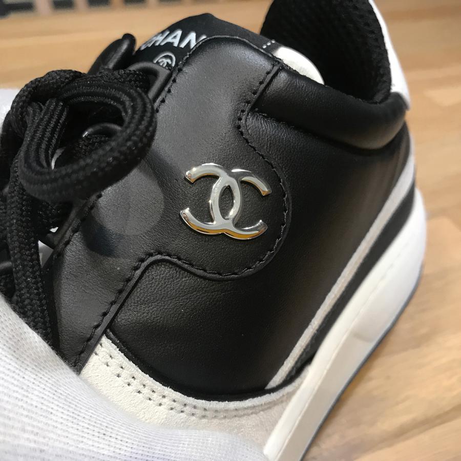 CHANEL 【新品同様】シャネル スニーカー ココマーク レディース CHANEL 【新品同様】シャネル スニーカー ココマーク レディース