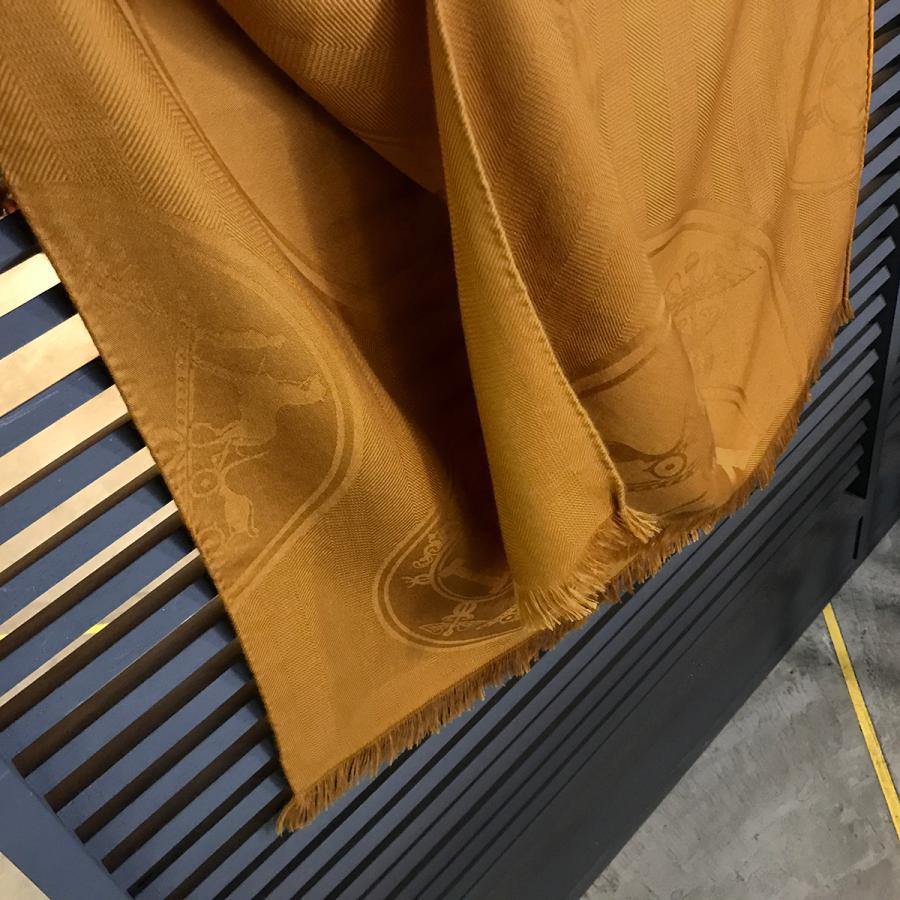 HERMES 【新品同様】エルメス ストール ニューリブリス 大判ショール