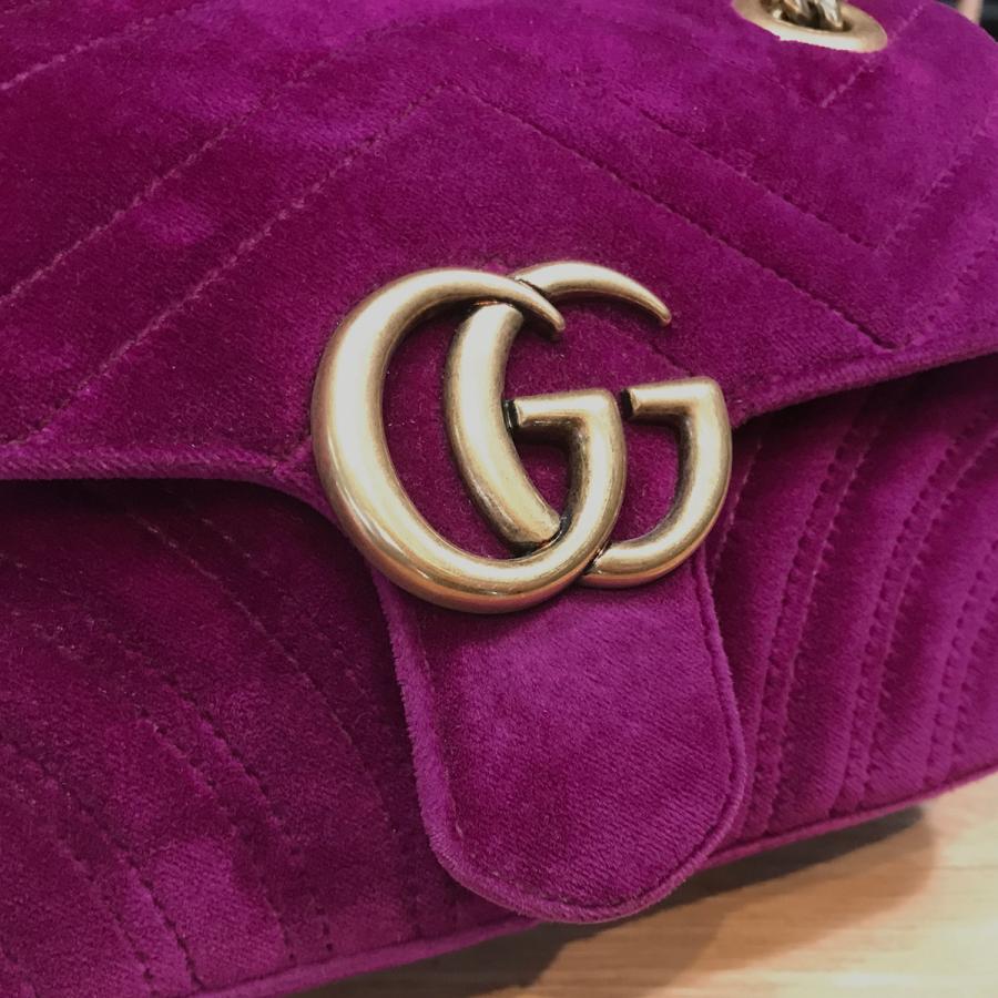 GUCCI 【良品】グッチ GGマーモント キルティング チェーン GUCCI 【良品】グッチ GGマーモント キルティング チェーン