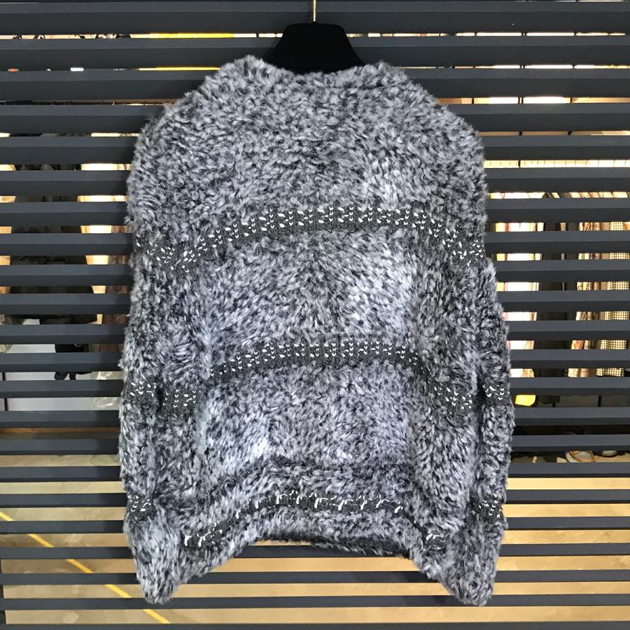 CHANEL 【新品同様】シャネル カシミヤ混 長袖 クルーネック CHANEL 【新品同様】シャネル カシミヤ混 長袖 クルーネック