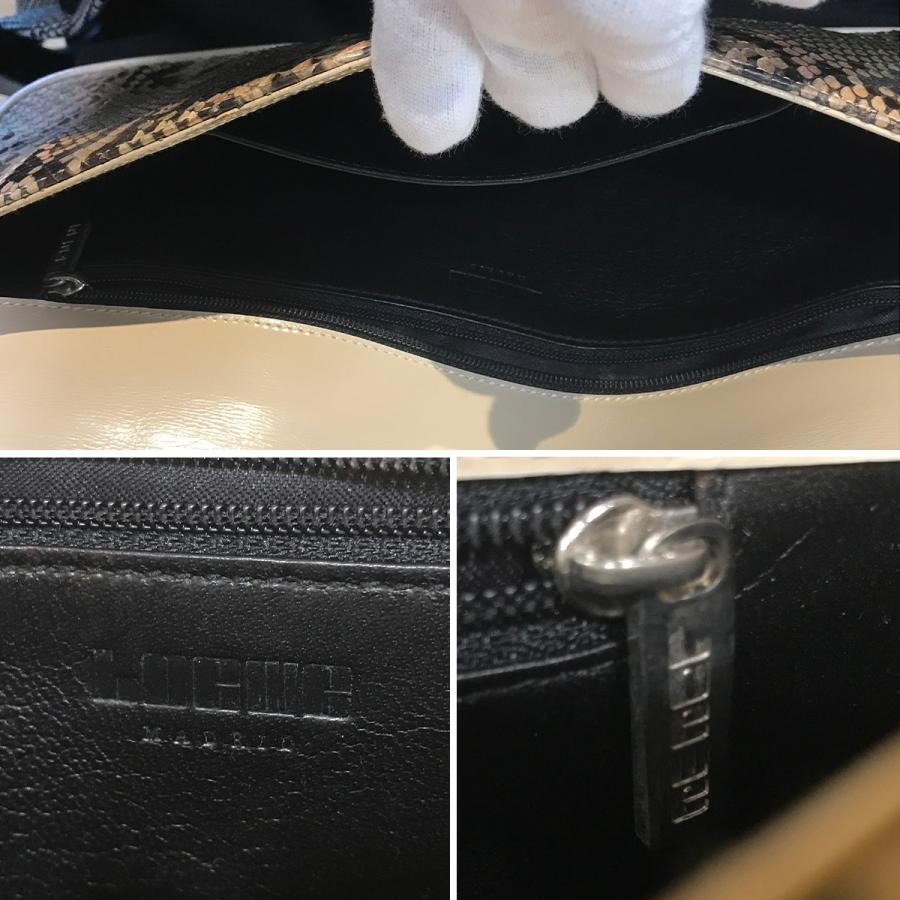 LOEWE 【超美品】ロエベ クラッチバッグ パイソン ヘビ革 パーティ 