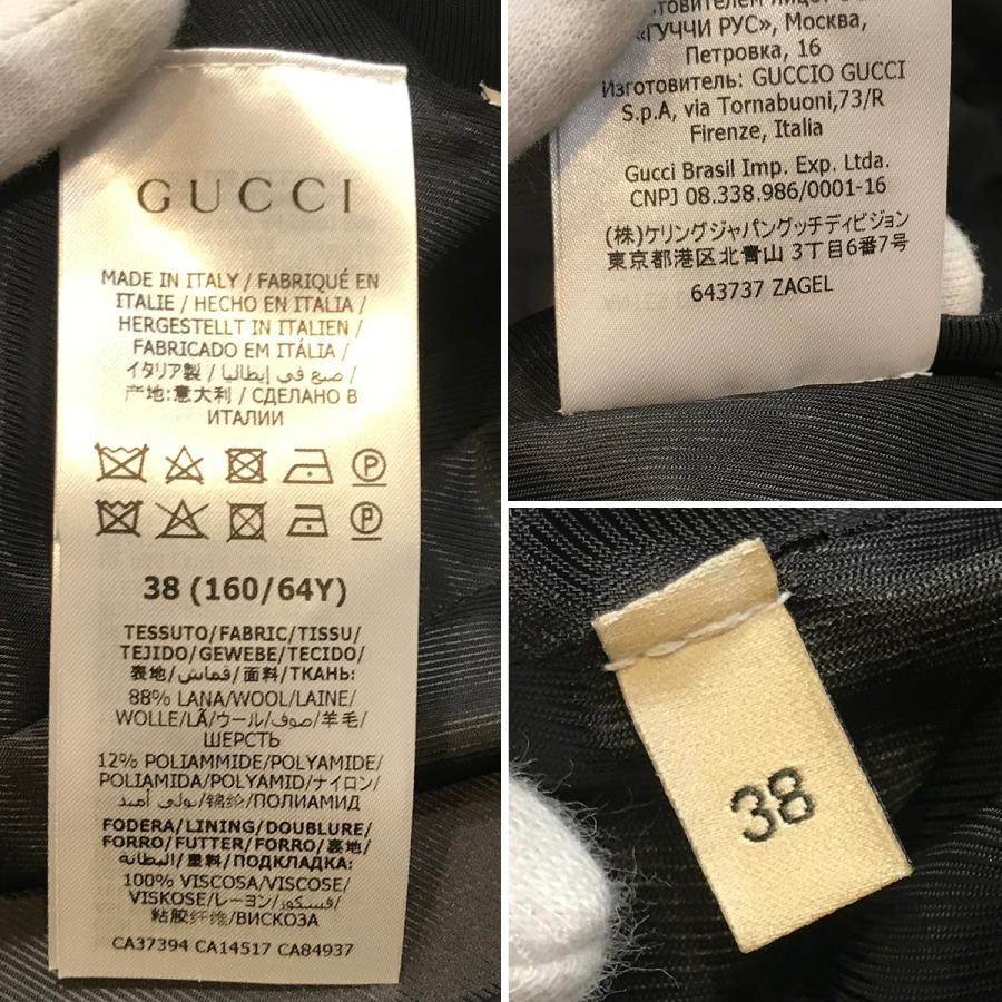 GUCCI 【未使用】グッチ 千鳥格子 ミニスカート レッド系マルチ GUCCI 【未使用】グッチ 千鳥格子 ミニスカート レッド系マルチ