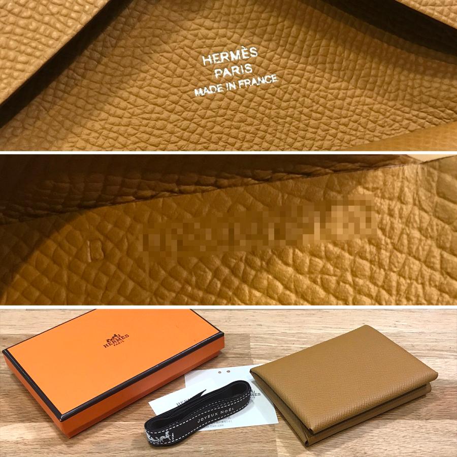 HERMES 【新品未使用】エルメス カルヴィデュオ エプソン セサミ B刻印