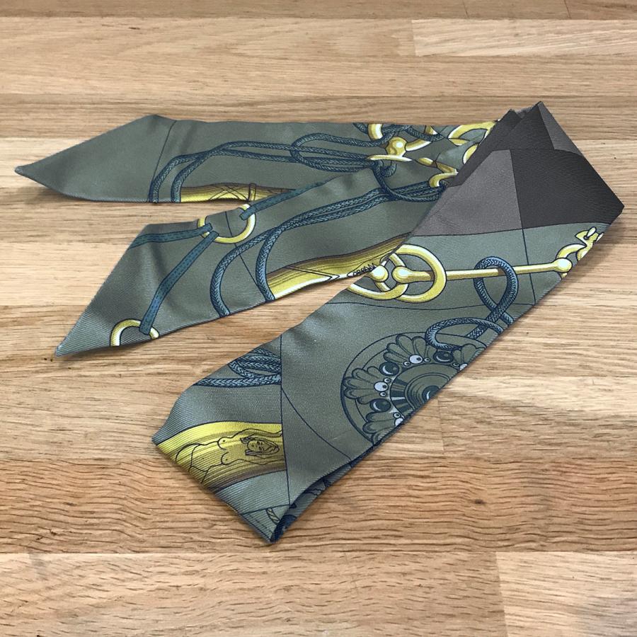 超美品】エルメス ツイリー クリケティス ヴェールデグリ 