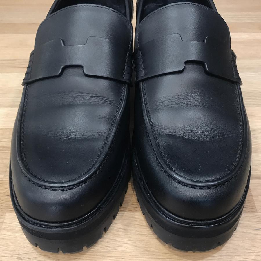 HERMES 【新品同様】エルメス モカシンアイビー カーフ ブラック HERMES 【新品同様】エルメス モカシンアイビー カーフ ブラック