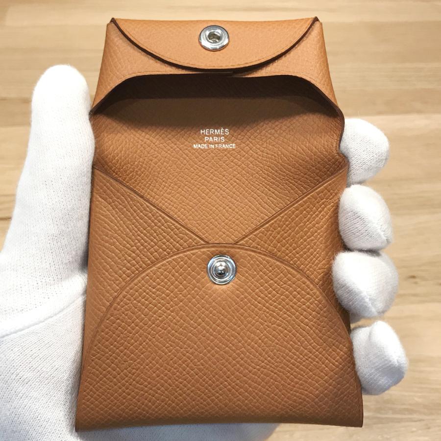 HERMES 【新品未使用】 エルメス バスティア エプソン ゴールド B刻印 