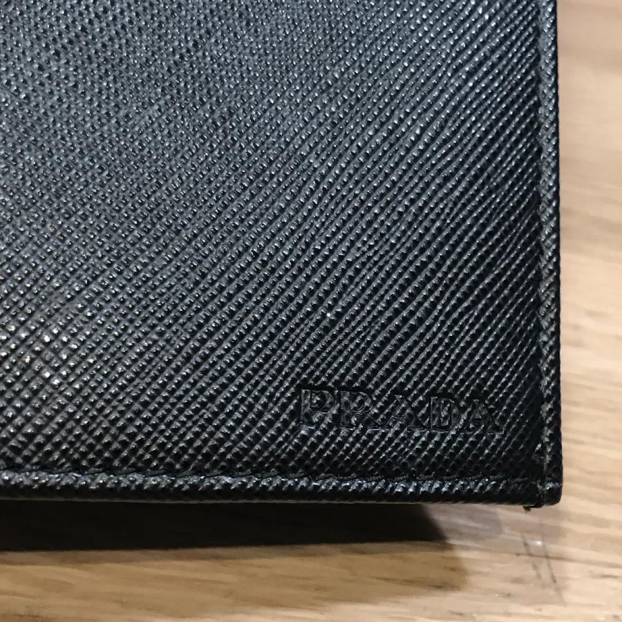 PRADA（プラダ） 【超美品】プラダ サフィアーノレザー 2つ折り長財布