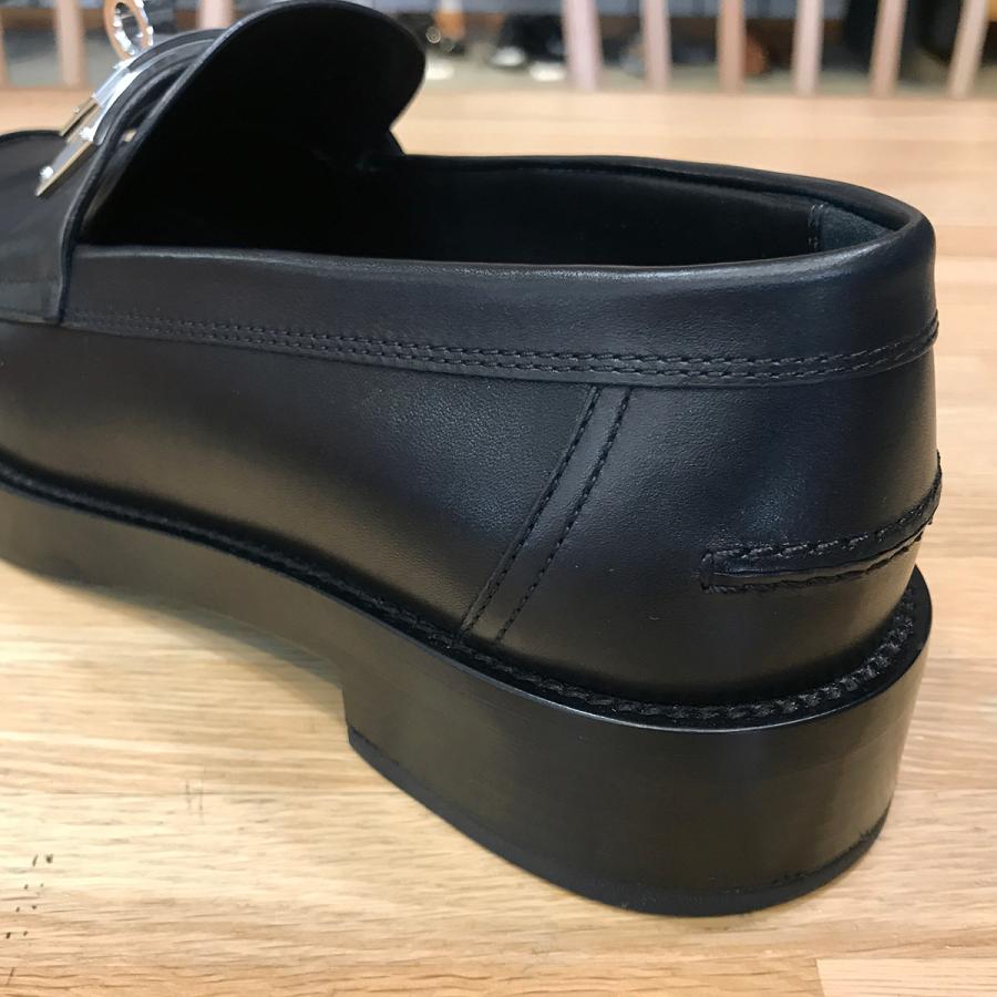 HERMES 【超美品】エルメス モカシンホット カーフ ブラック HERMES 【超美品】エルメス モカシンホット カーフ ブラック