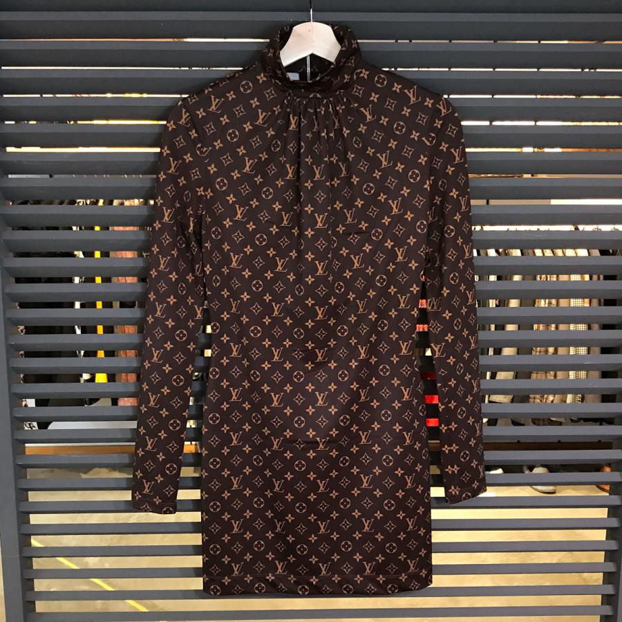 LOUIS VUITTON ルイヴィトン 長袖ワンピース LOUIS VUITTON（ルイ・ヴィトン） 【新品同様】ルイヴィトン