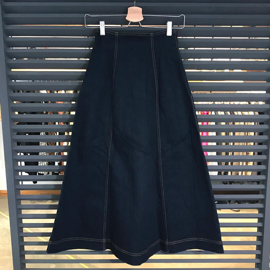 FENDI 【超美品】フェンディ デニム フレアスカート FLQ500 インディゴ  