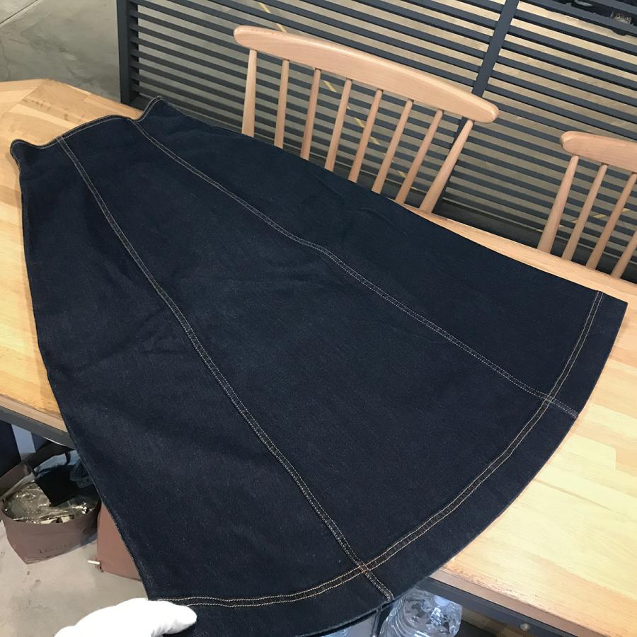 FENDI 【超美品】フェンディ デニム フレアスカート FLQ500 インディゴ  