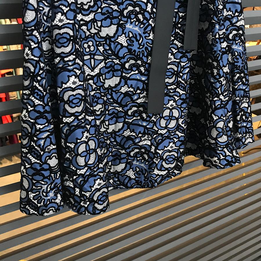 ルイヴィトン　フレアスカート　黒寄りネイビー LOUIS VUITTON（ルイ・ヴィトン） 【超美品】ルイヴィトン フレア