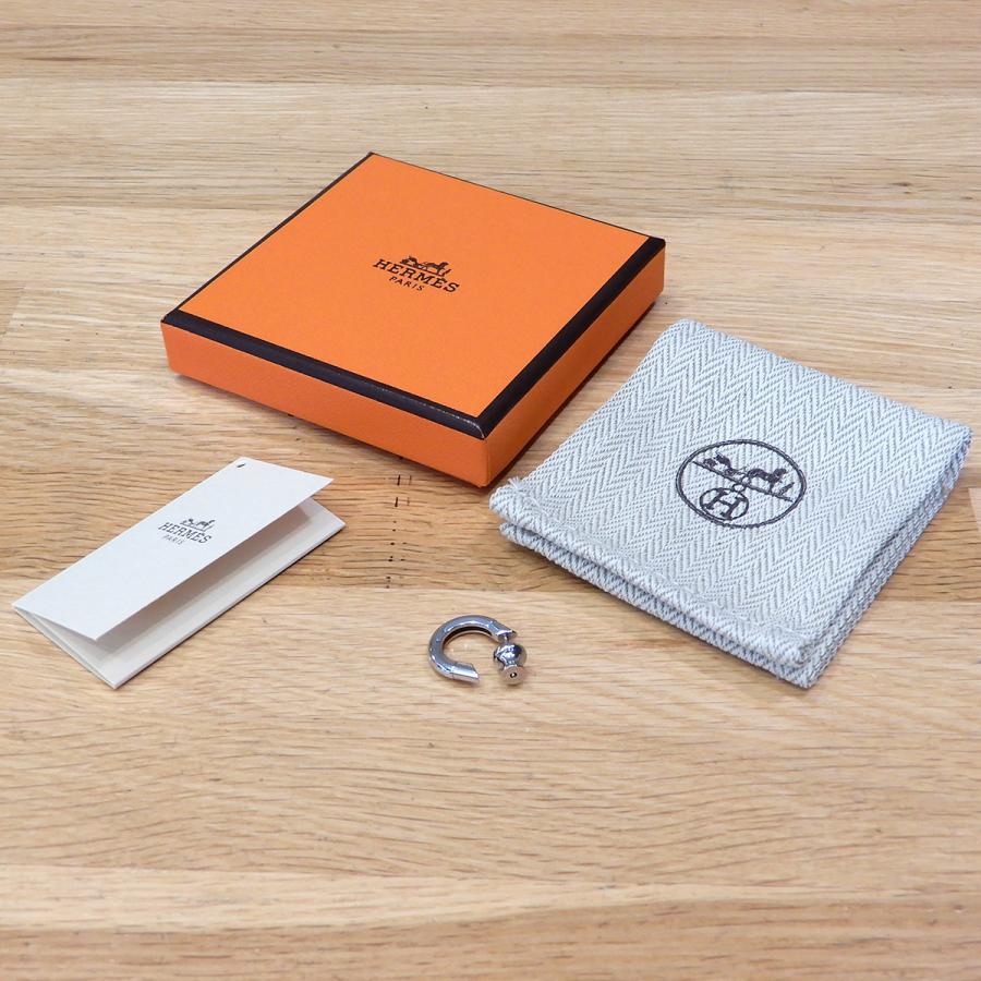 HERMES 【新品未使用】エルメス シングルピアス サボ シルバー HERMES 【新品未使用】エルメス シングルピアス サボ シルバー