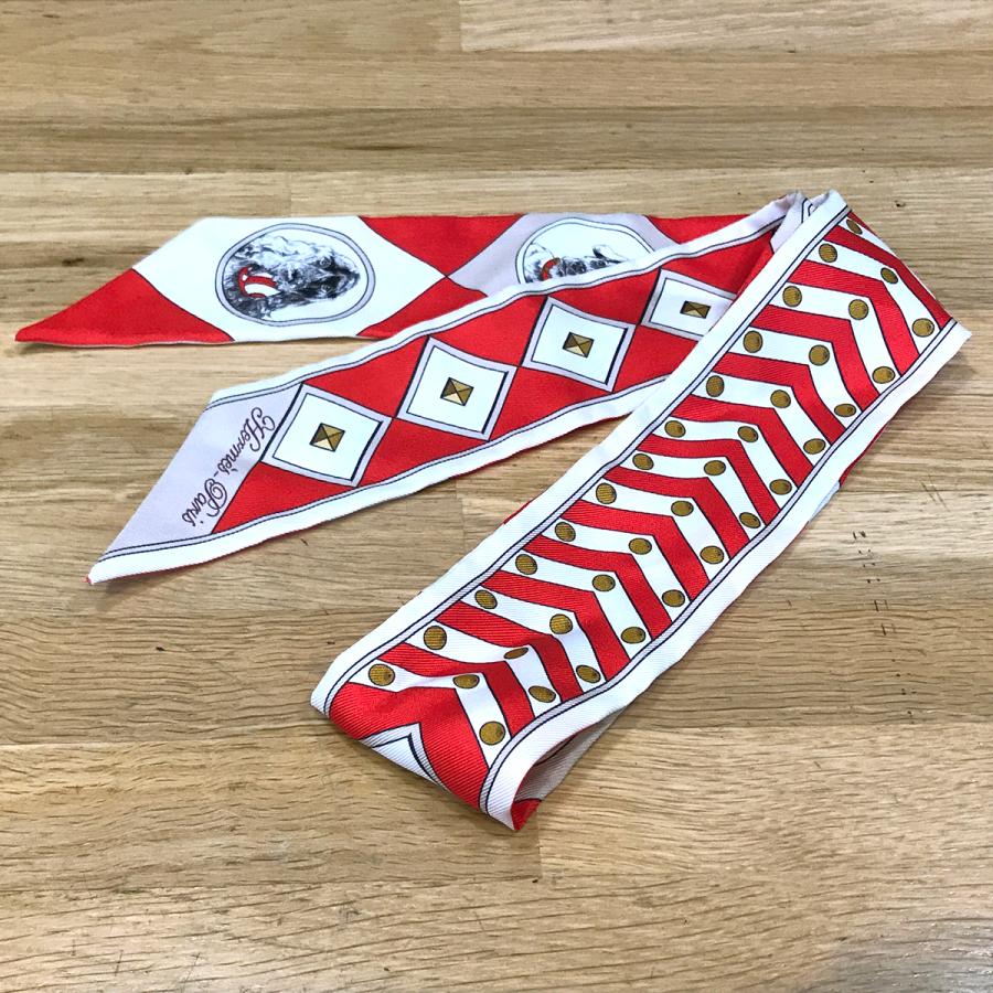 HERMES（エルメス） 【超美品】エルメス ツイリー 首輪と犬