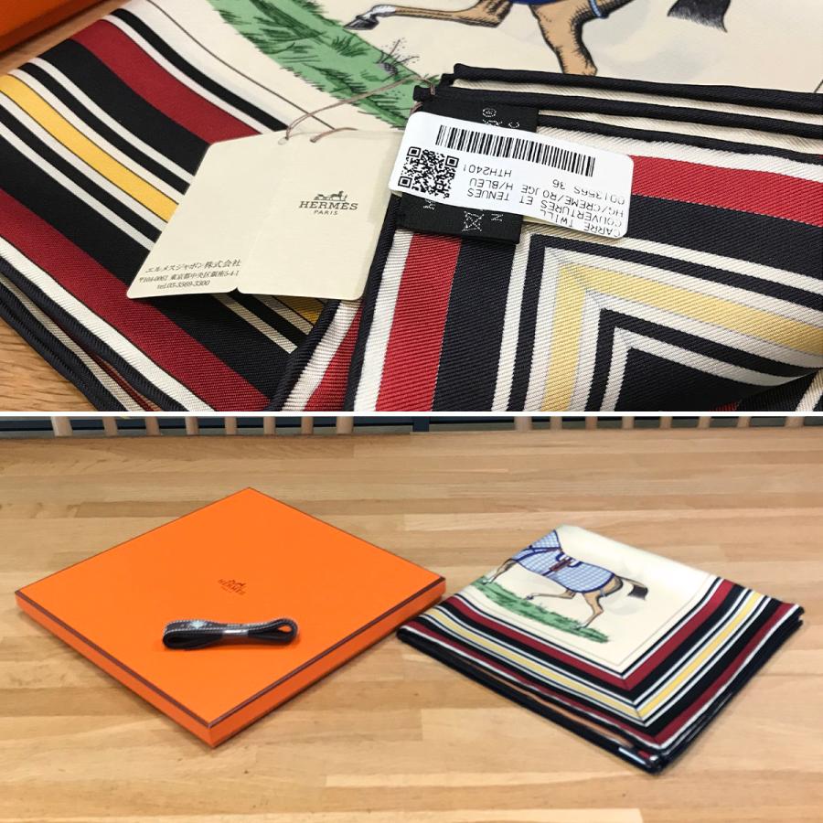 HERMES 【新品未使用】エルメス カレ90 COUVERTURES ET TENUES HERMES 【新品未使用】エルメス カレ90 COUVERTURES ET TENUES
