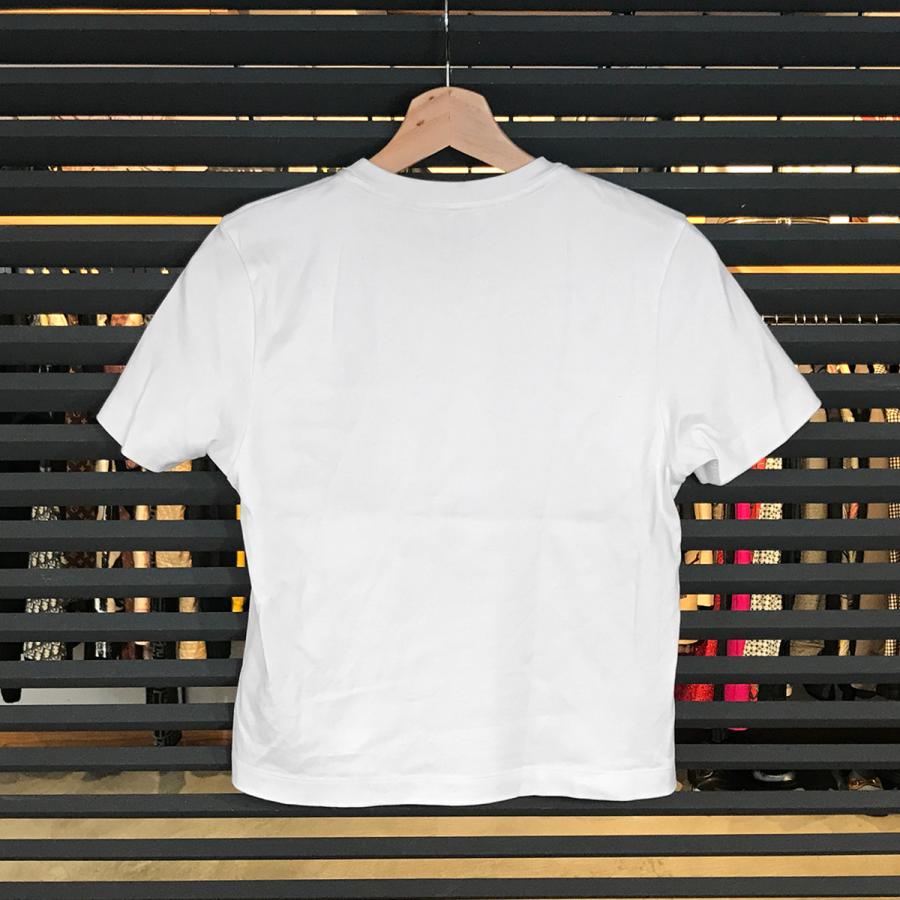 FENDI 【超美品】フェンディ ロゴ クロップド 半袖 Tシャツ ホワイト 