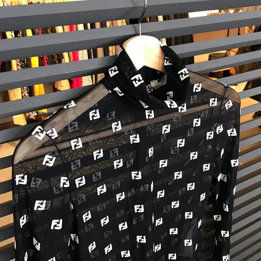 FENDI 【超美品】フェンディ FF柄 ズッカ柄 シースルー ボディ FENDI 【超美品】フェンディ FF柄 ズッカ柄 シースルー ボディ