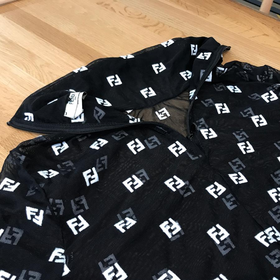 FENDI 【超美品】フェンディ FF柄 ズッカ柄 シースルー ボディ FENDI 【超美品】フェンディ FF柄 ズッカ柄 シースルー ボディ