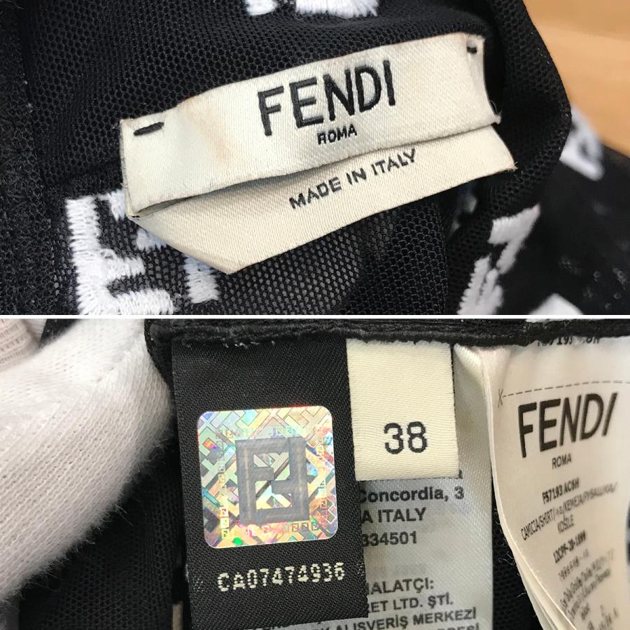 FENDI 【超美品】フェンディ FF柄 ズッカ柄 シースルー ボディ FENDI 【超美品】フェンディ FF柄 ズッカ柄 シースルー ボディ