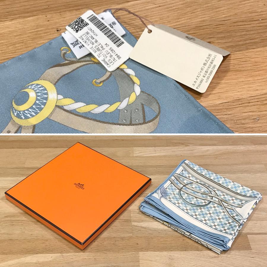 HERMES 【新品未使用】エルメス カレ70 馬車の変遷 シルク100 HERMES 【新品未使用】エルメス カレ70 馬車の変遷 シルク100