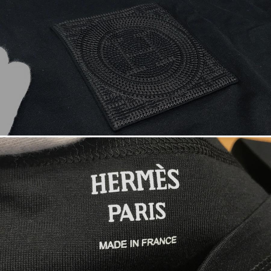 HERMES 【新品同様】エルメス オーバーサイズ 刺繍ポケット 半袖 HERMES 【新品同様】エルメス オーバーサイズ 刺繍ポケット 半袖