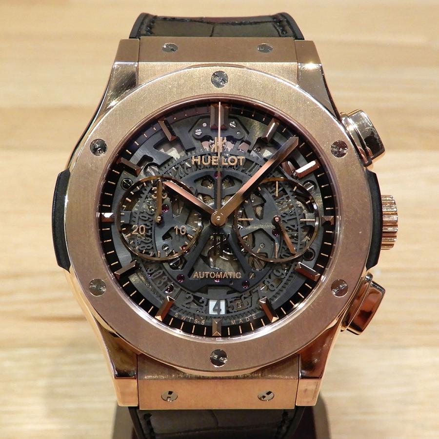 HUBLOT 【美品】ウブロ クラシックフュージョン アエロ クロノグラフ 