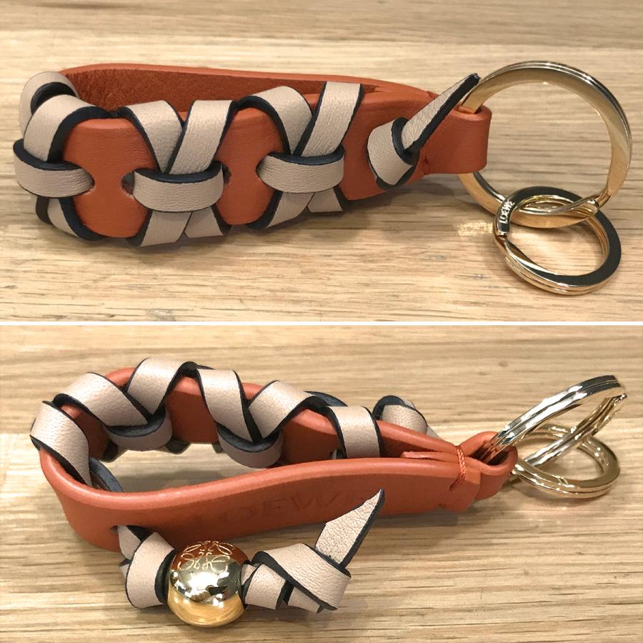 LOEWE 【新品同様】 ロエベ クロスブレイデッド キーリング LOEWE 【新品同様】 ロエベ クロスブレイデッド キーリング