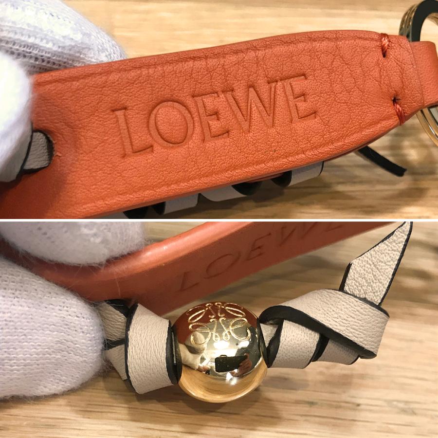 LOEWE 【新品同様】 ロエベ クロスブレイデッド キーリング LOEWE 【新品同様】 ロエベ クロスブレイデッド キーリング