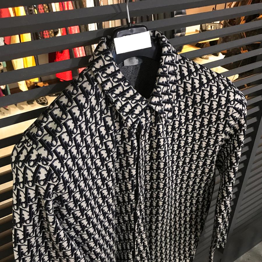 Dior ディオール オブリーク コットンジャカード オーバーシャツ M Dior ディオール オブリーク コットンジャカード オーバーシャツ M
