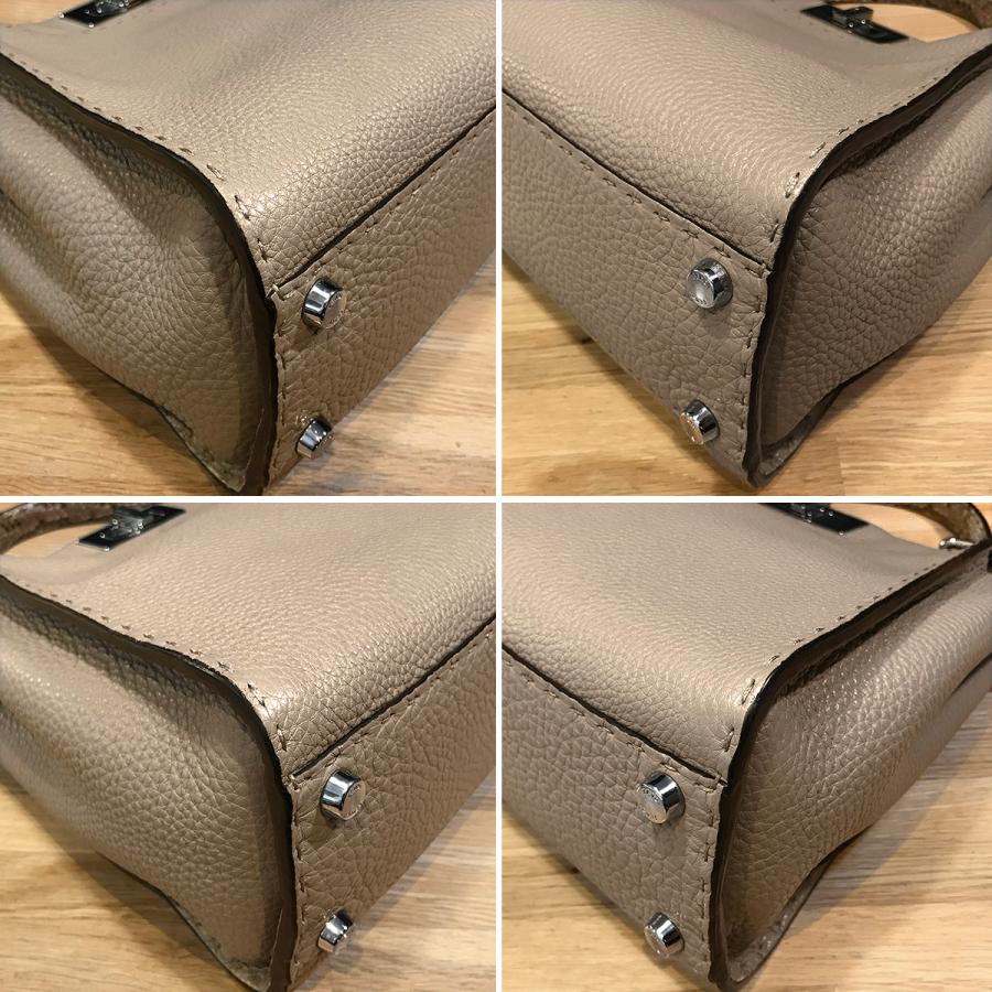 FENDI 【超美品】フェンディ ピーカブー レギュラー グレージュ FENDI 【超美品】フェンディ ピーカブー レギュラー グレージュ