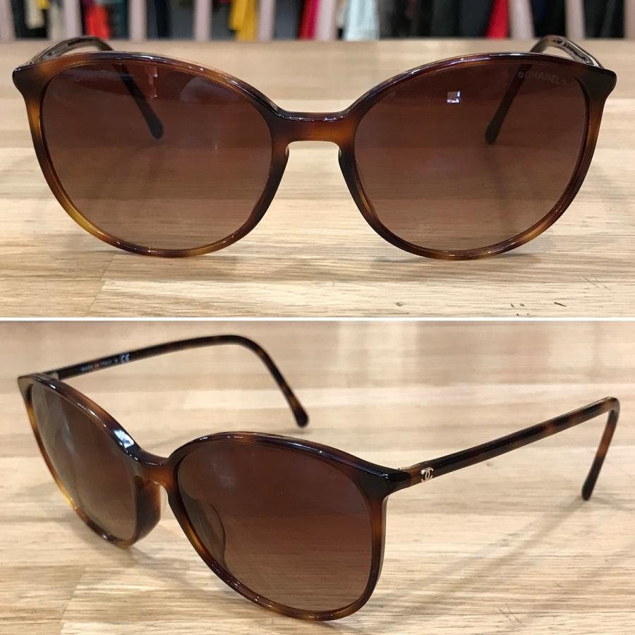 CHANEL 【超美品】シャネル サングラス ココマーク べっ甲調
