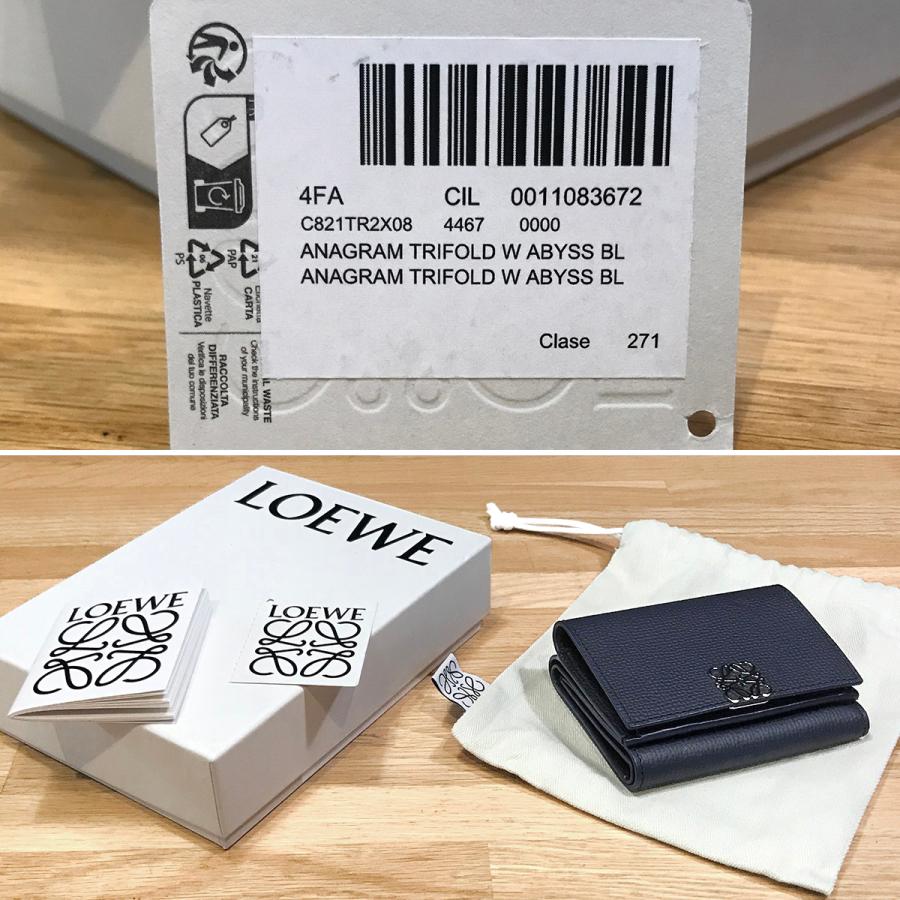 LOEWE 【新品未使用】ロエベ アナグラム トライフォールド LOEWE 【新品未使用】ロエベ アナグラム トライフォールド