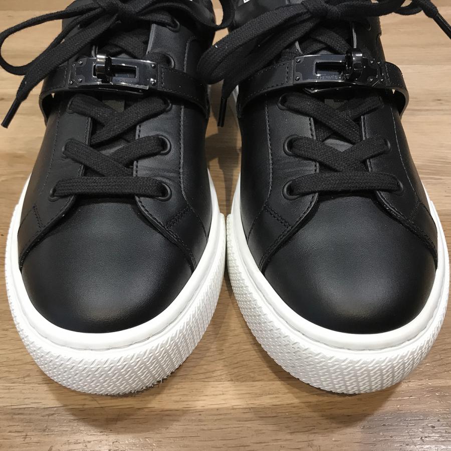【専用】エルメス　HERMES ヒーローズスニーカー　黒　37.5 HERMES エルメス メンズ スニーカー ヒーローズ