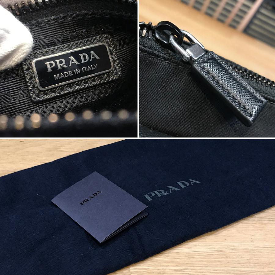 PRADA（プラダ） 【超美品】プラダ Re-Nylon サフィアーノレザー 斜め