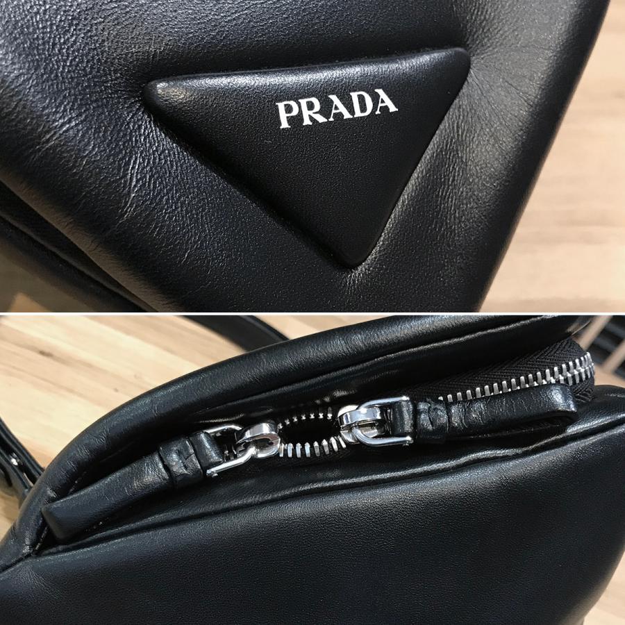 PRADA（プラダ） 【新品同様用】プラダ トライアングル ショルダー 