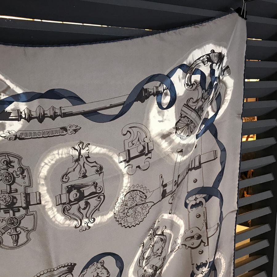 HERMES（エルメス） 【超美品】エルメス カレH 80 フェロヌリープラン