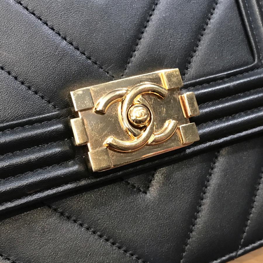CHANEL（シャネル） 【超美品】シャネル ボーイシャネル シェブロン