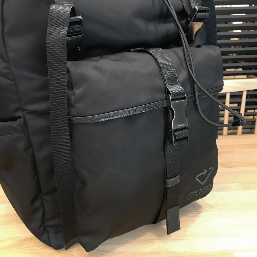 PRADA（プラダ） 【超美品】プラダ Re-Nylon サフィアーノレザー