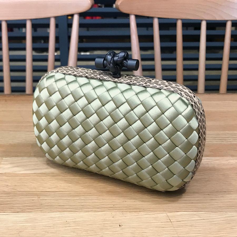 ボッテガヴェネタ　イントレチャートクラッチバッグ/パーティバッグ BOTTEGA VENETA（ボッテガ・ヴェネタ） 【新品同様】ボッテガヴェネタ
