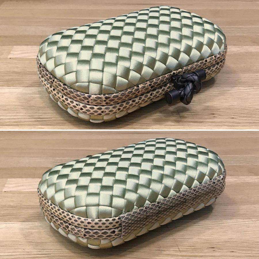 ボッテガヴェネタ　イントレチャートクラッチバッグ/パーティバッグ BOTTEGA VENETA（ボッテガ・ヴェネタ） 【新品同様】ボッテガヴェネタ