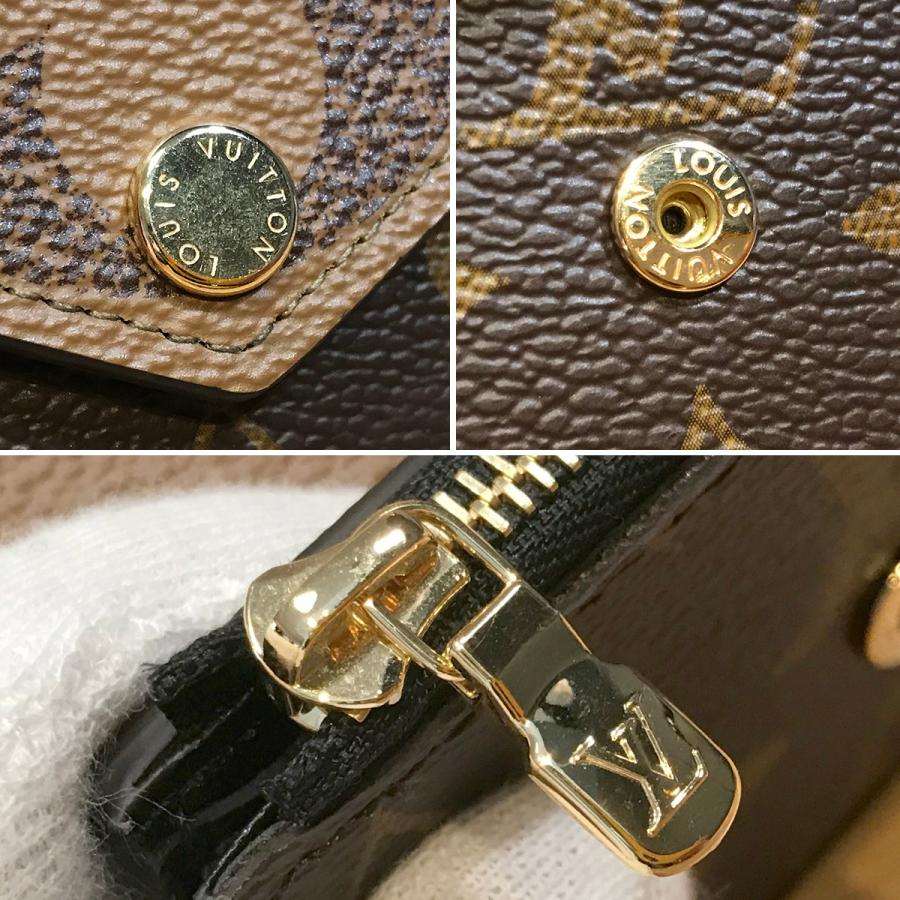 新品同様 ルイヴィトン モノグラム ジャイアント リバース ポルトフォイユゾエ LOUIS VUITTON（ルイ・ヴィトン） 【新品同様】ルイヴィトン