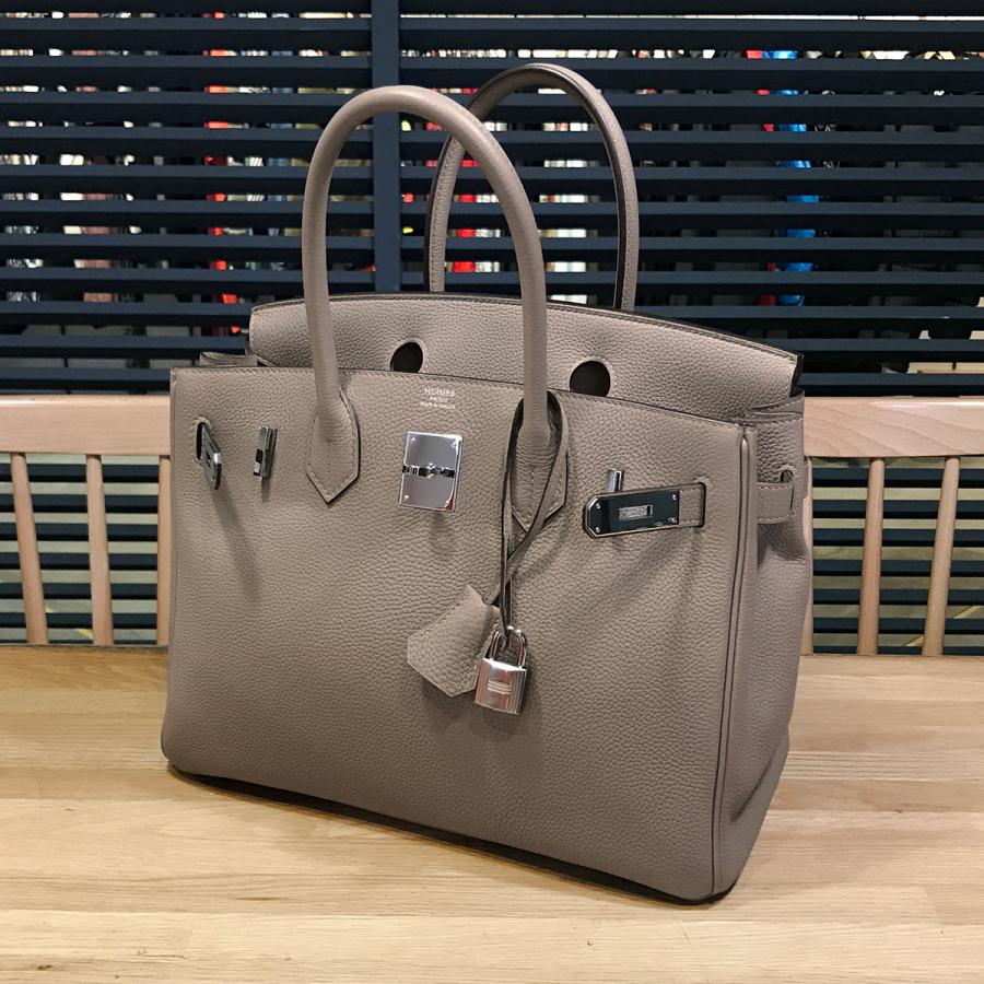 HERMES（エルメス） 【超美品】エルメス バーキン30 トゴ グリ